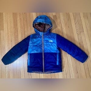 The North Face 4T boys Mt Chimbo winter coat reversible LIKE NEW
